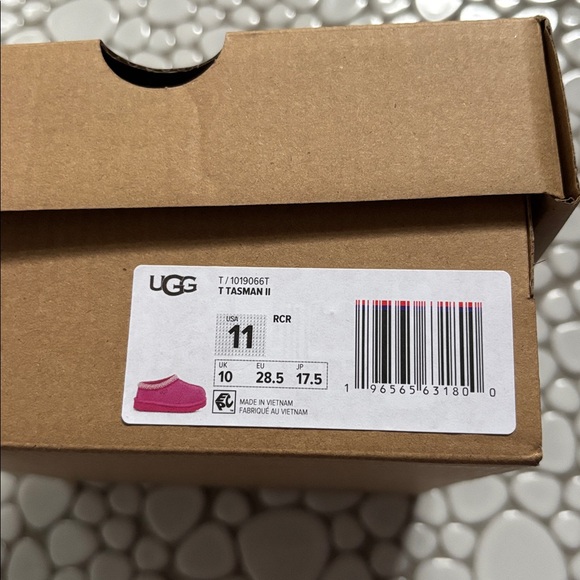 UGG Tasman II Slipper Toddler Little Kid Rock Rose Sz 11 - Picture 12 of 13